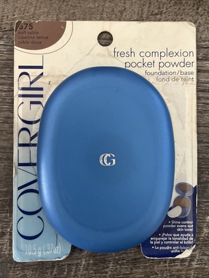 Covergirl Fresh Complexion Pocket Powder Foundation 675 Soft Sable *Read Desc.