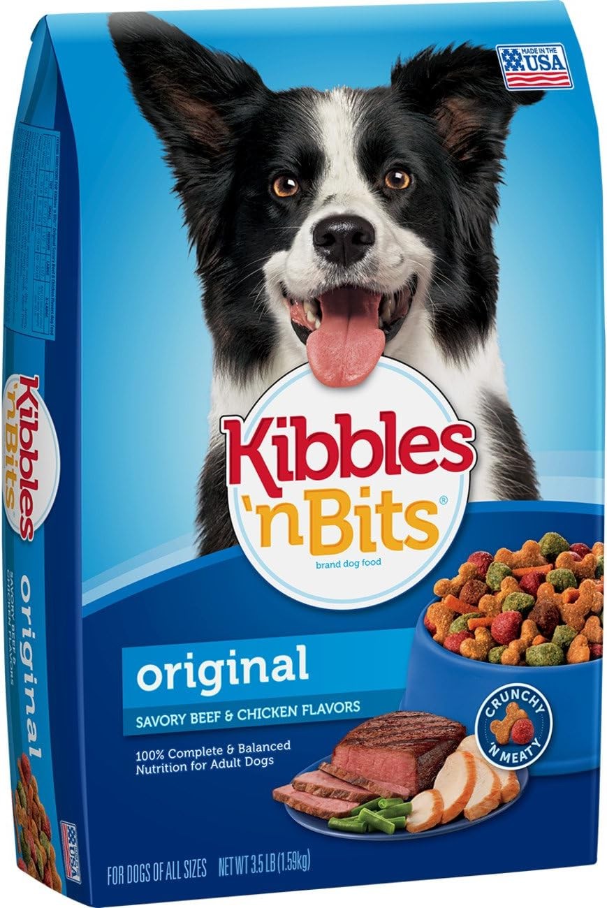 Kibbles 'N Bits Original Savory Beef & Chicken Flavors 3.5 P