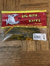 Big Bite Baits Worm Craw Orange Swirl