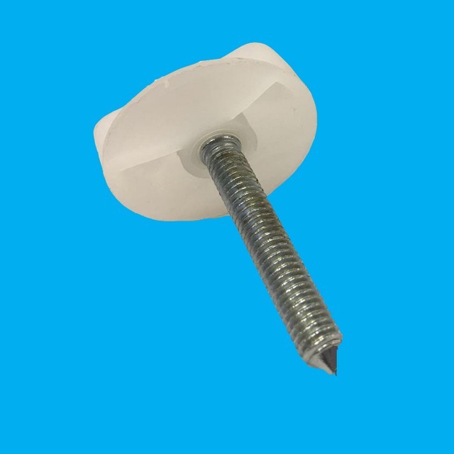 4x 5/16 "UNC" x 18 TPI or BSW Wedgeshaped Headboard Bolt with Plastic