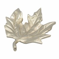 Blatt Gros - Aluminium - 14X18X3 Cm