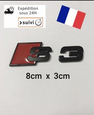 S3 Noir Mat badge emblème Edition autocollant Hayon Arrière Logo Métal
