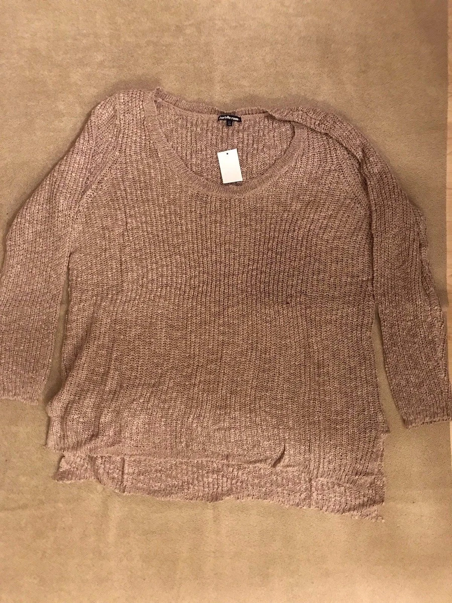 NWT Charlotte Russe Plus Size 2X Round Neck Light Sweater Mauve | eBay