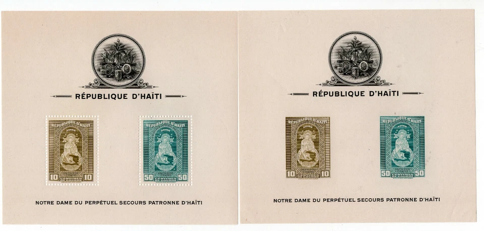 HAITI, MI # BL 1A/B, BL 3A/33 - BL 2A/B, MH - MNH, VF - Image 2 of 3