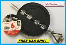 IMPERIAL - BM0051-A 6" Cast Iron Stove Pipe Damper FREE USA SHIPPING!
