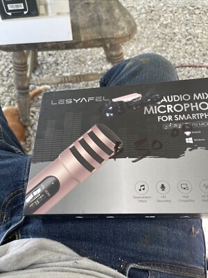 Lesyafel Audio Mixer Microphone For Smart Phone