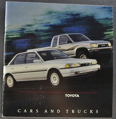 1990 Toyota Brochure Celica Supra MR2 Camry Corolla 4Runner Pickup