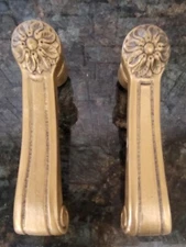 P.E. Guerin, Pair of Louis XVI Lever, Brass, Heavy