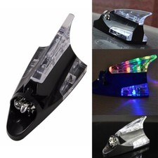 LED Lights Car Truck Wind Power Shark Fin Roof Antenna Aerial Warning Lamp USA
