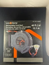 40ft Heavy-Duty Retractable Extension Cord Reel SHIPS SAME DAY!