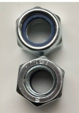 Self Locking Nuts, M8, X30 Pack, 8.8, High Tensile Fastener, M8 1.25 pitch