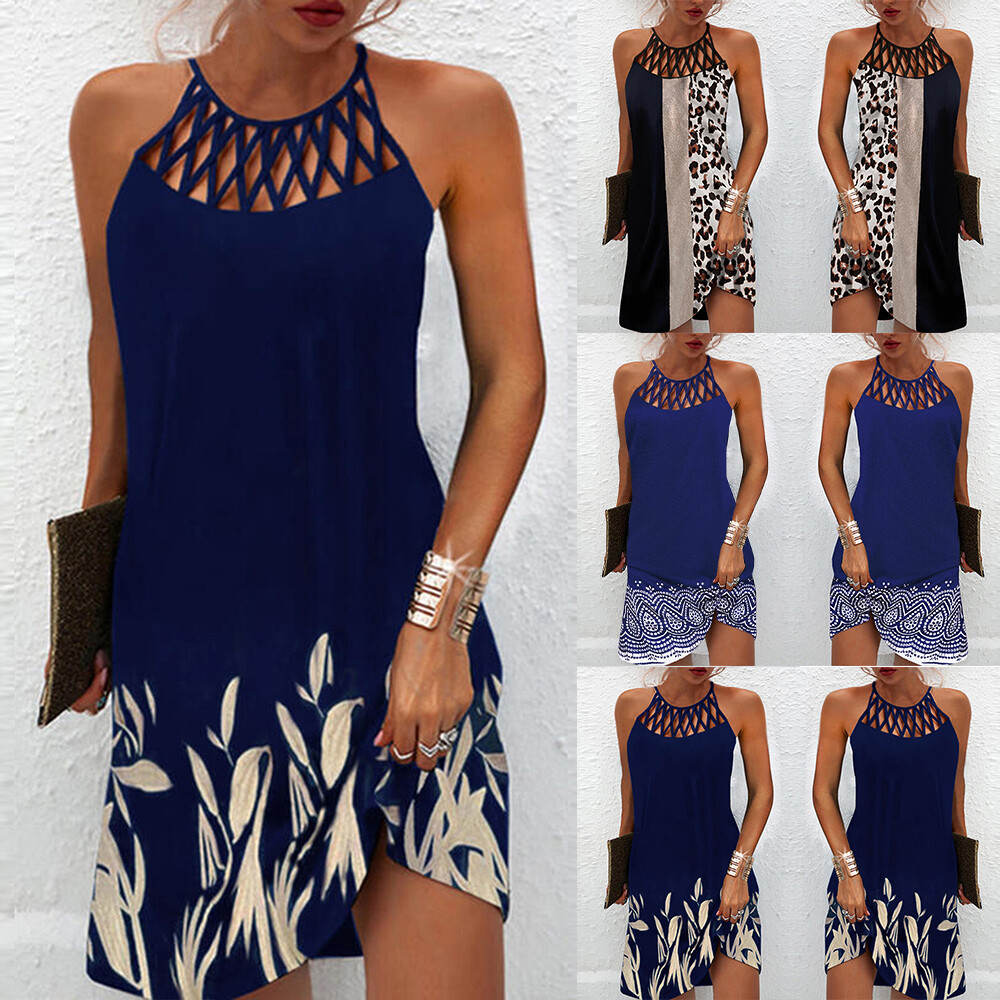 halter top beach dress