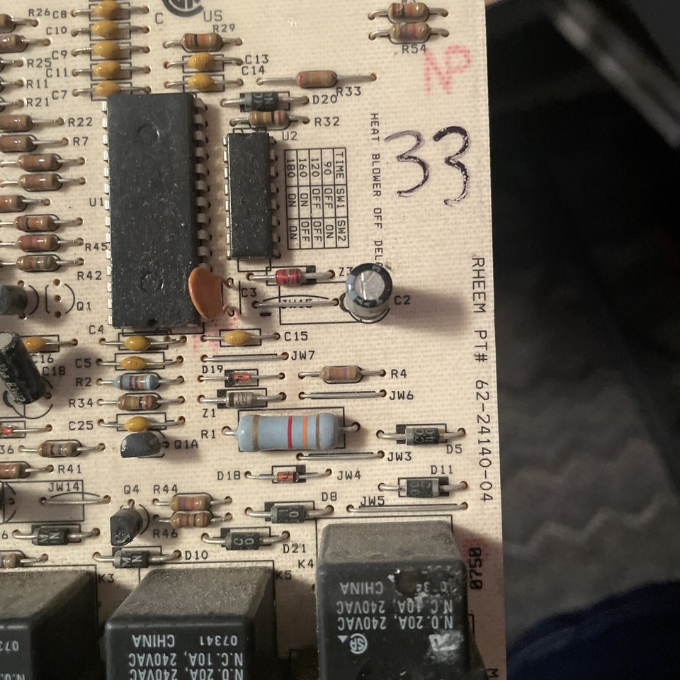 Rheem/Ruud 622414004 Furnace Control Board 1028928A eBay