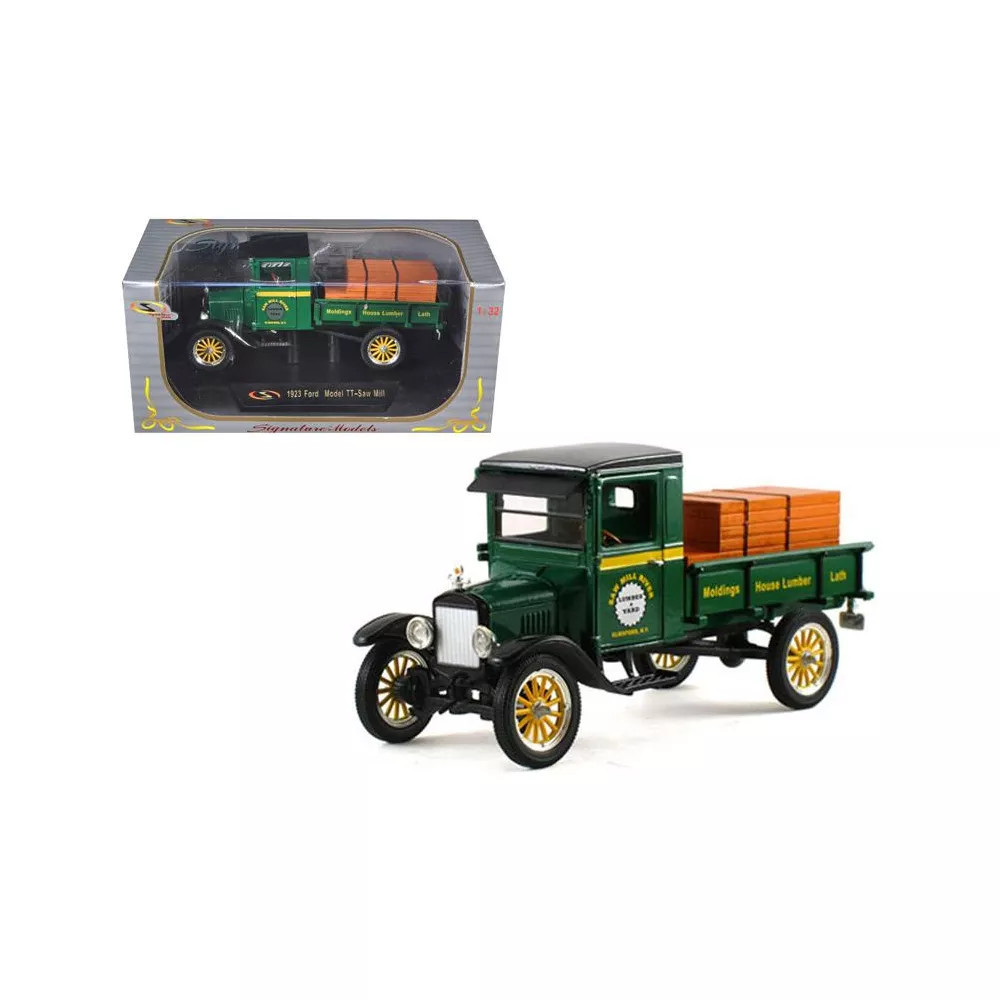 1923 Ford Model TT Лесовоз Зеленый 1/32 Модель автомобиля, изготовленного на заказ