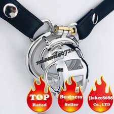 Chastity Cage Male Chastity Device Cage Sissy Metal Lock Ring Belt Device