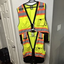 Lot Of 2 - TuGlow Type R Class 2 Meets ANSI/ISEA 107-2020 Model SV802 L&XL *Read