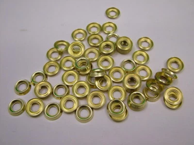 DIAMONDJACK Solid brass screw cup cups pack 100 for no.7 & 8 (3.9-4.2mm) countersunk screws