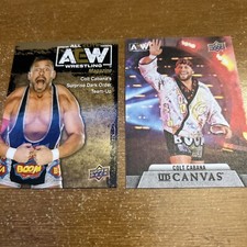 Colt Cabana AEW (2) Card Lot