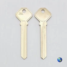 J52L (52L) Key Blanks for Various Gate Locks by Phillips (1 Key)