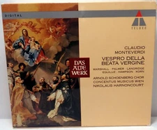 Teldec: Das Alte Werk Vespro Della Beata Vergine Claudio Monteverdi 2-CD 1993