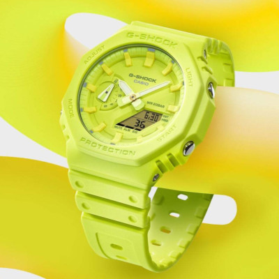 CASIO G-SHOCK GA-2100-9A9JF One Tone Series Analog Digital Watch