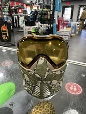 PUSH UNITE PAINTBALL MASK - SANDANA OLIVE W/ HD LENS