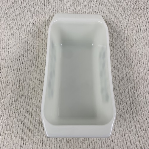 Vtg Pyrex Spring Blossom Crazy Daisy 913 Bread Loaf Pan VTG 8.5”x4.5” Milk Glass - Picture 12 of 17