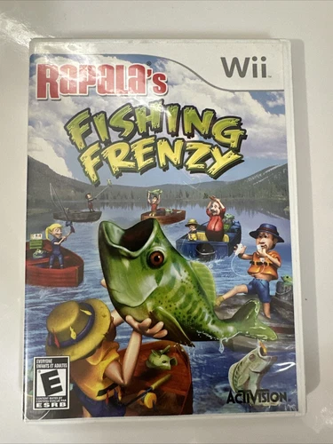Rapala's Fishing Frenzy (Nintendo Wii, 2008) Complete CIB