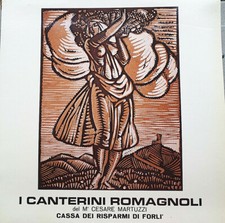 LP Disco 33" - I Canterini Romagnoli del M° Cesare Martuzzi - Cante Romagnole