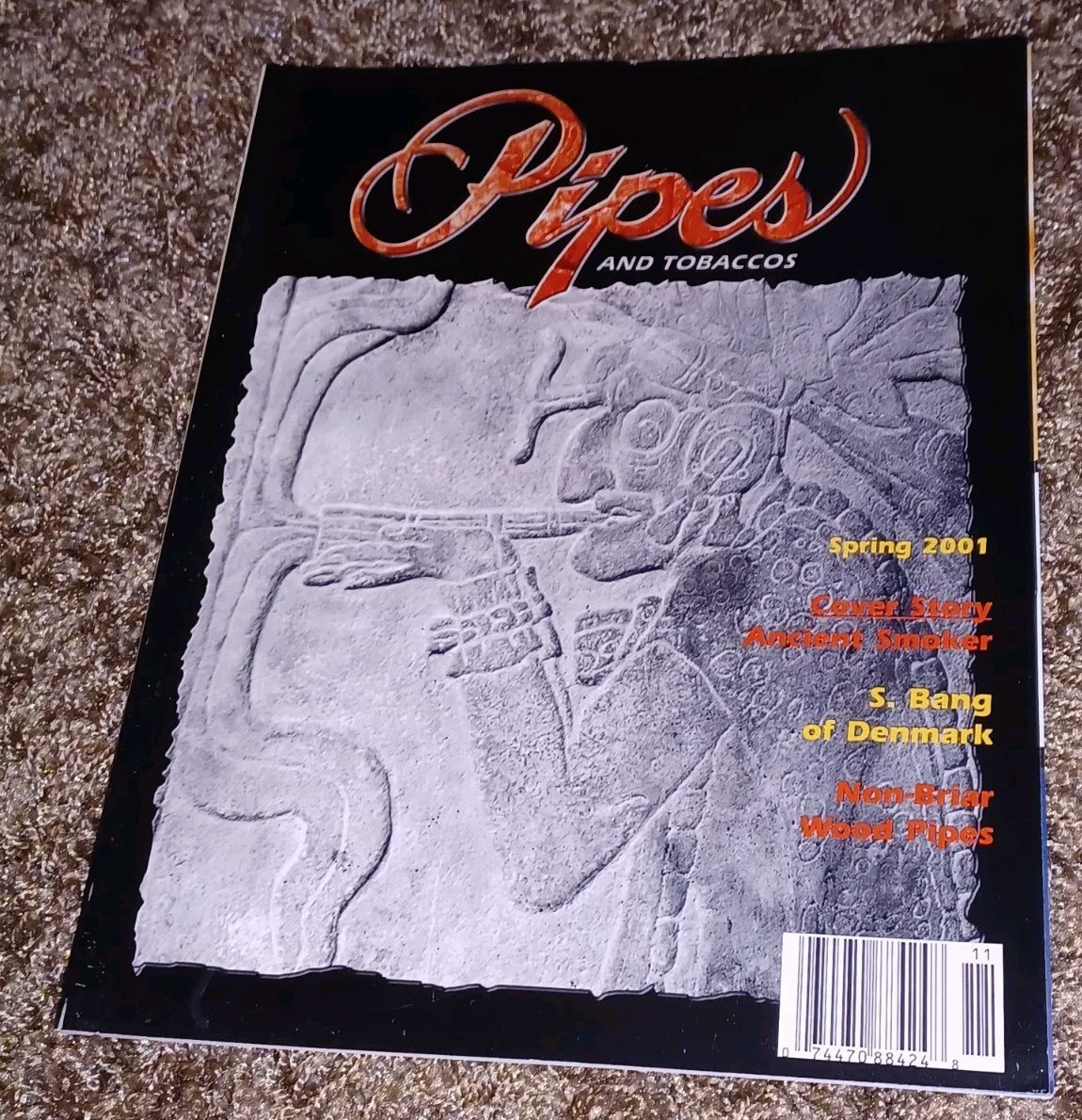 VINTAGE✨ Pipes and Tobaccos magazine 📖 Spring 2001 Issue ✯Collectible✯ Smoking