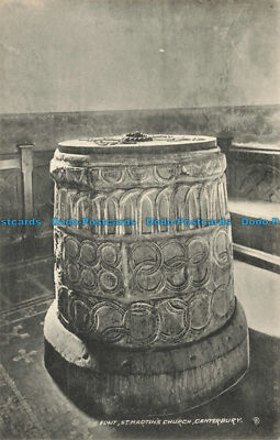 R650114 Canterbury. Kirche St. Martin. Schrift. Bowler. V. und S