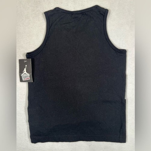 NIKE AIR JORDAN Boys Jumpman Tank Top Black 7 Basketball Michael Jordan 2016 NEW - Picture 8 of 9