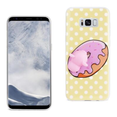 Reiko Samsung Galaxy S8 Edge /S8+/ S8 Plus TPU Design Case with  3D Soft Silicon