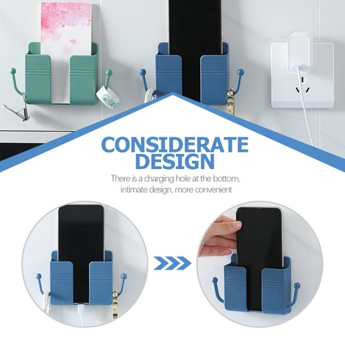 4 Pcs Mobile Phone Charging Stand Shelves for Bedroom Wall Tv Remote Holder - 第 4/12 張圖片