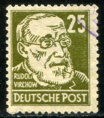 Deutschland DDR 1952 Unified - Rudolf Virchow - Nr. 334 gebraucht (L575)