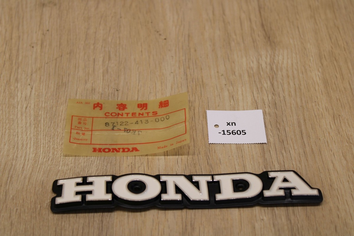 まなのん Honda 87122-413-000 EMBLEM NOS NEU genuine xn15605 | eBay