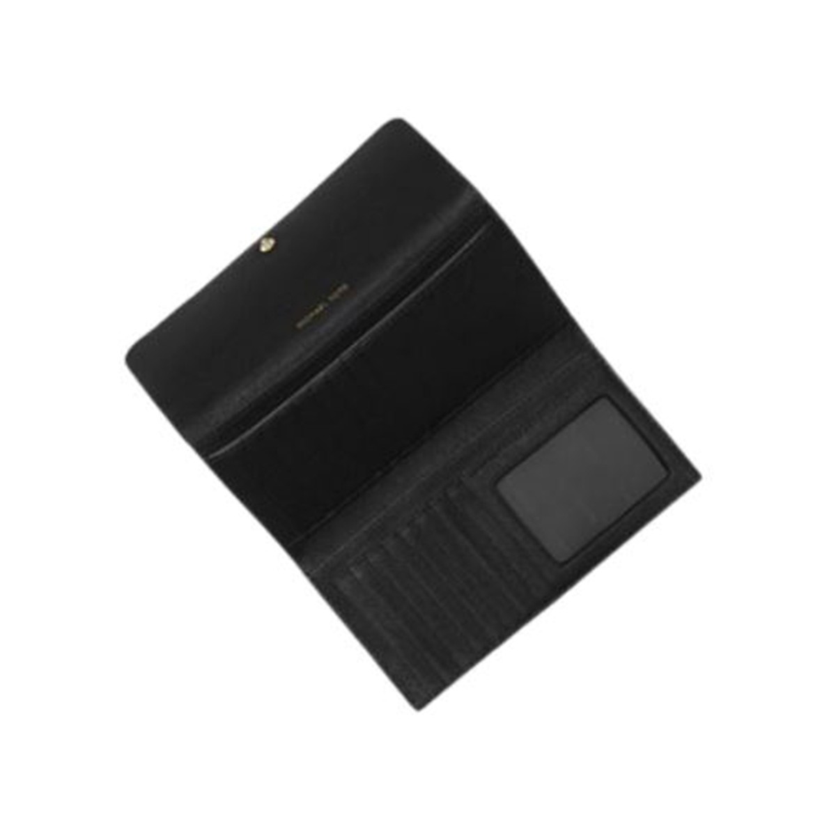 Michael Kors Jet Set Charm Large Trifold Wallet Black One Size