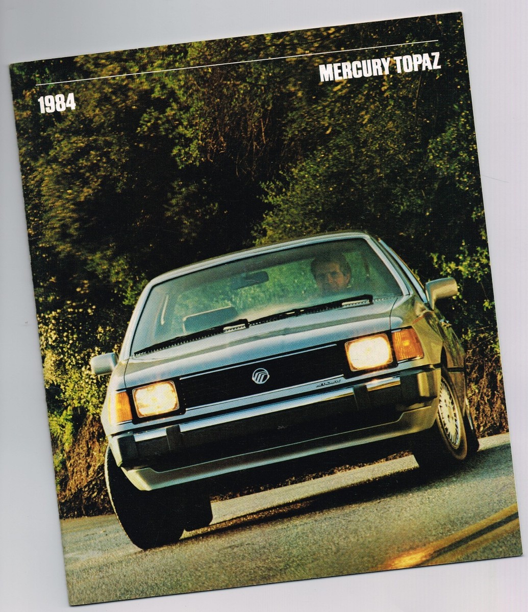 1984 Mercury TOPAZ Brochure / Catalog / Pamphlet: GS, LS | eBay