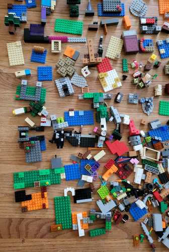 LEGO Mix LOT Minecraft 21151 21156 21158 City Technic 42091 ++ Minifigur 18 Pfund - Bild 12 von 24