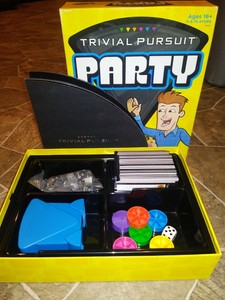 Trivial Pursuit Party Game Fast & Fun Trivia By Hasbro Gaming - Complete |  Ebay