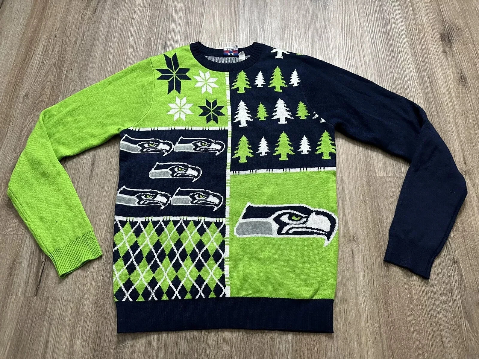 Seattle Seahawks Ugly Sweater Small with Tags