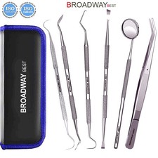 Dental Tools Kit   Professional Stainless Steel Teeth Cleaning Set