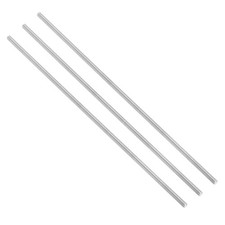 3Pcs #10-32 Fully Threaded Rod 9.8" Length 304 Stainless Steel Thread Screw