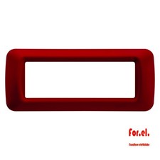 GEWISS GW22536 - PLACCA 6 POSTI AMARANTO CLASSICO