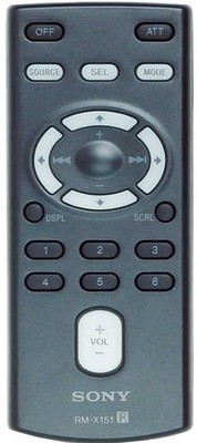 Originale Fernbedienung Sony CDX-F7710 | CDX-F7750 | CDX-F7750S