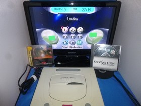 Sega Saturn System Disc (KD02) Black Columbia Development Prototype Sophia case