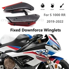 Side Spoiler Downforce Winglet Fairing Panel kit For BMW S1000RR 2019-2022