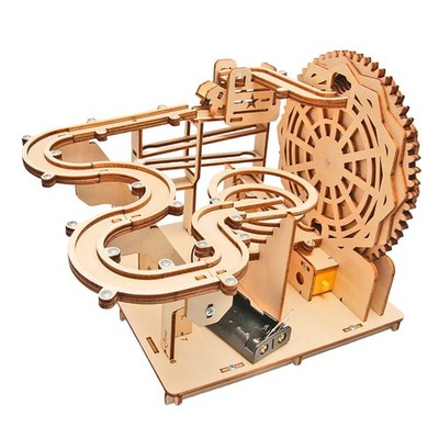 Marble Maze Run Modell 3D Holzpuzzle Pädagogisch Hobbys Spielzeug Zum Selbermachen Bauen