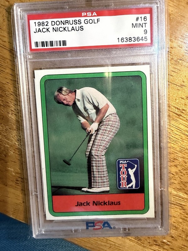 1982 Donruss Jack Nicklaus #16 PSA 9 Mint