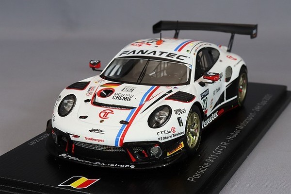 Spark SB461 1/43 Porsche 911 GT3 R NO.23 Huber Motorsport 24H Spa 2021 Limited-image
